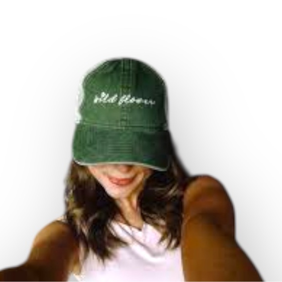 Time and Tru Wild Flower Trucker Hat - Picture 6 of 6